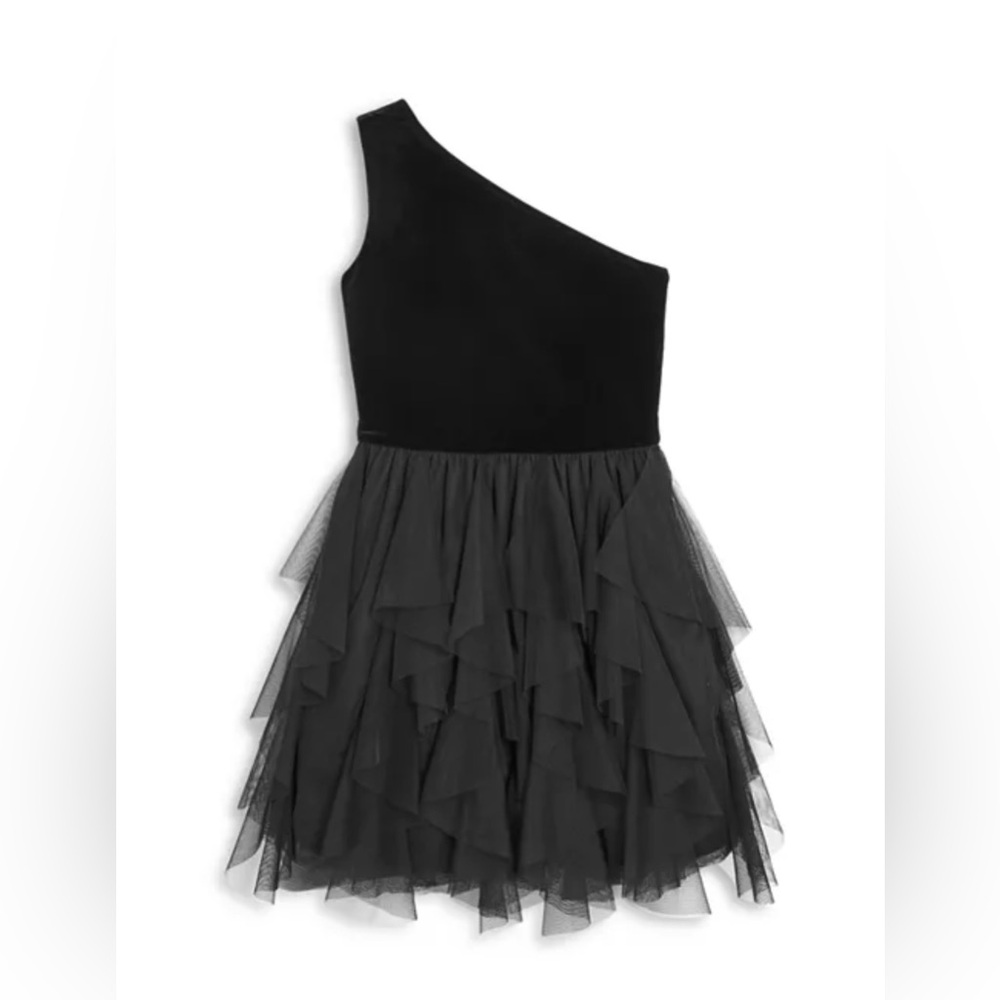 BCBG Girls One Shoulder Dress -Great Condition - Size 4